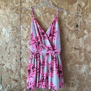 Floral Pink Romper • Size: Small